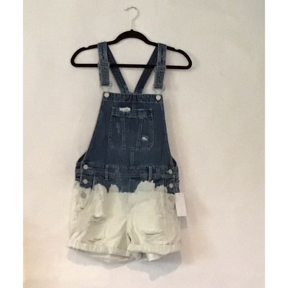 Blanknyc Fade to White Bib Overalls - Picture 5 of 11